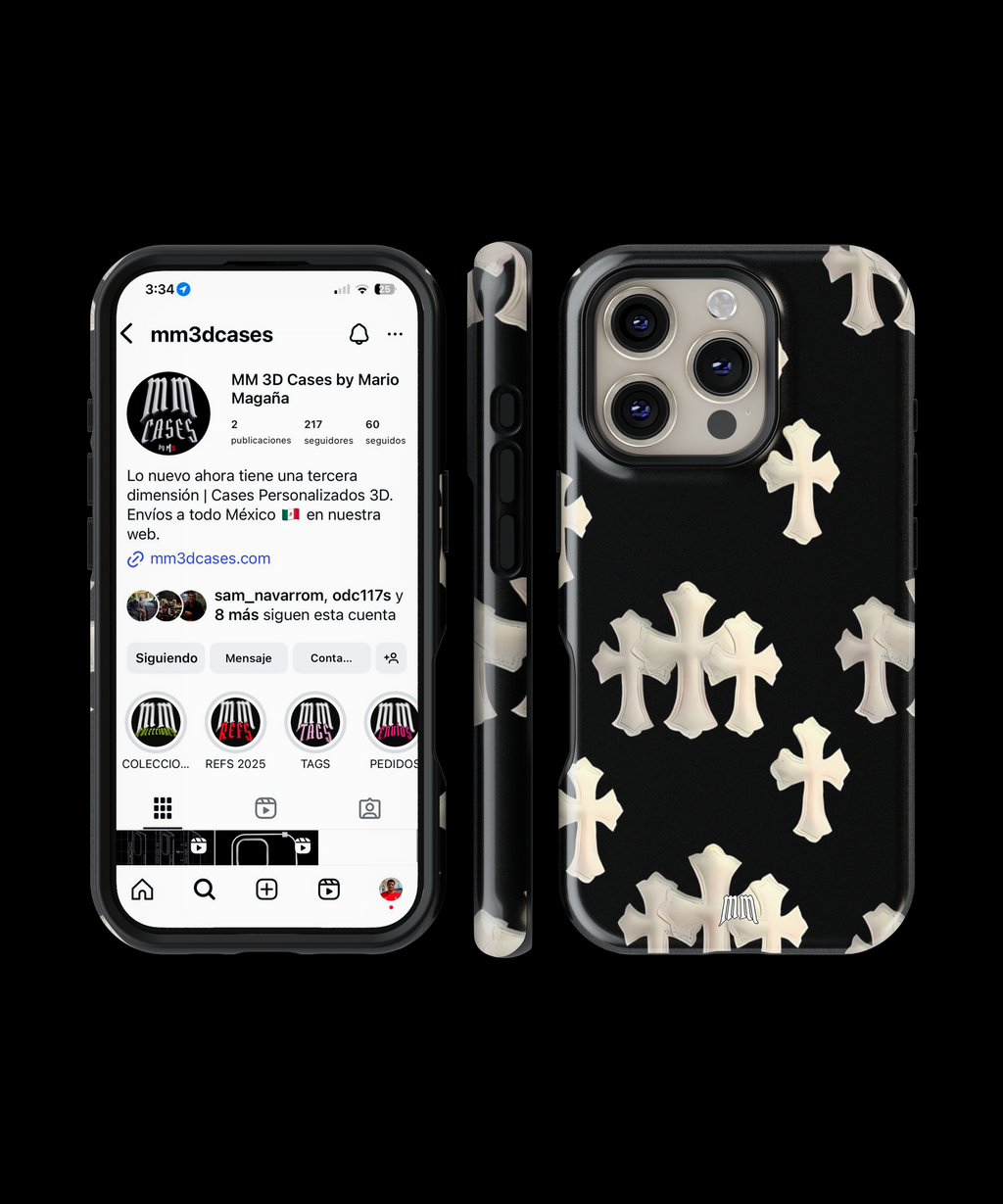 Case Antigolpes 3D para iPhone Cruces Gervonta Tendencia
