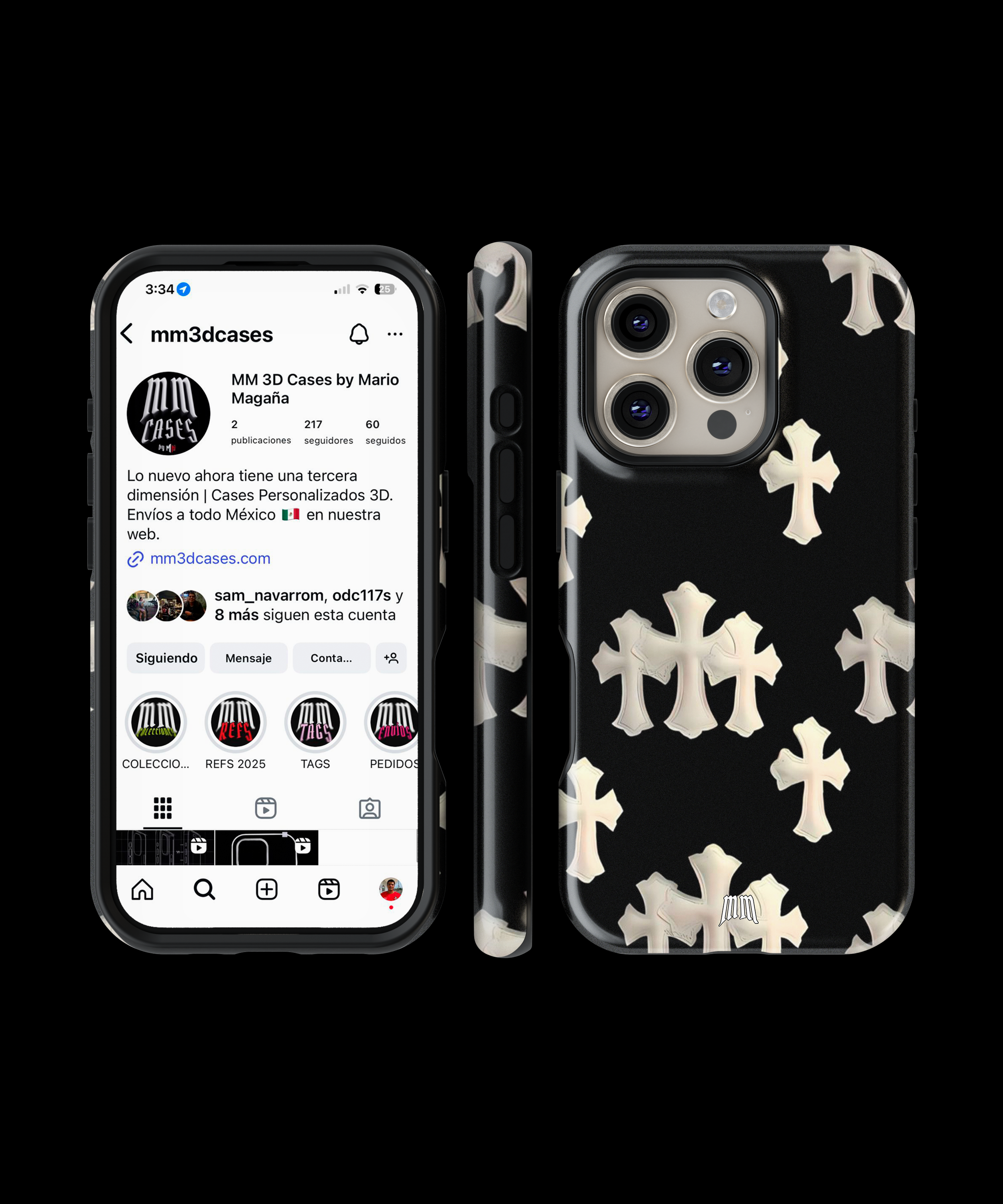 Case Antigolpes 3D para iPhone Cruces Gervonta Tendencia