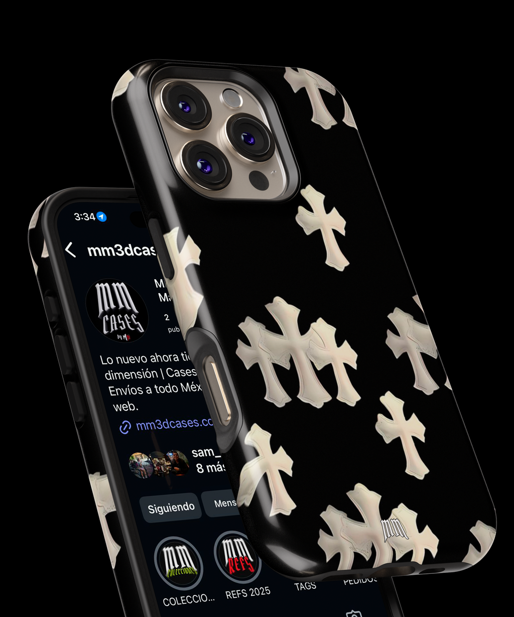 Case Antigolpes 3D para iPhone Cruces Gervonta Tendencia