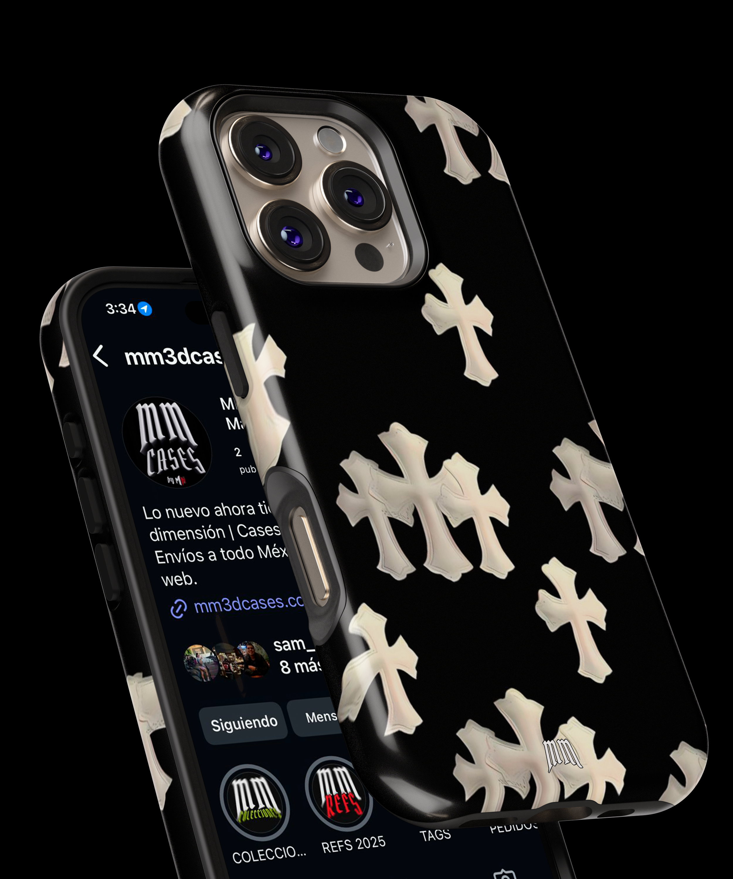 Case Antigolpes 3D para iPhone Cruces Gervonta Tendencia