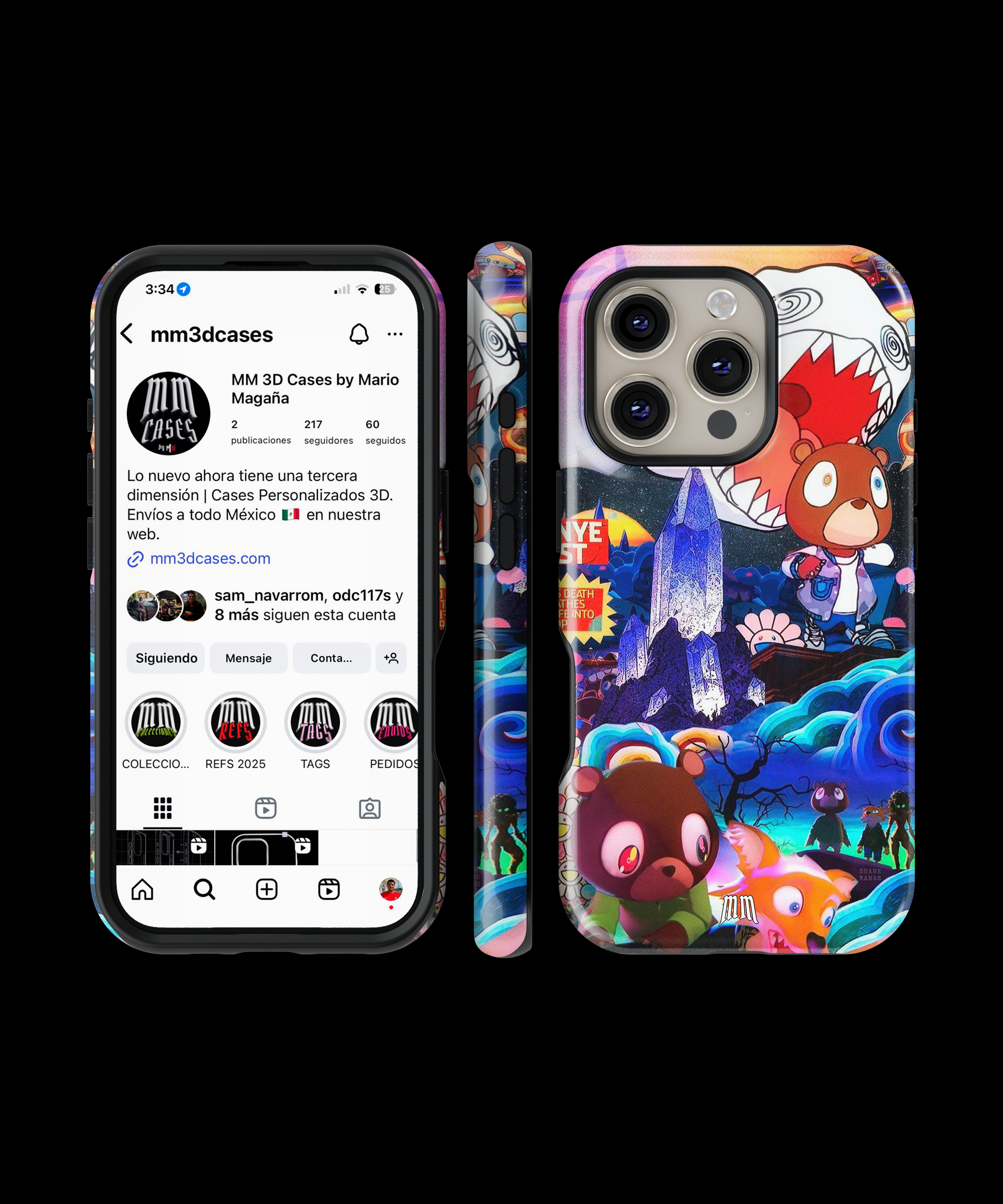 Case Antigolpes 3D para iPhone Kanye Graduation Art