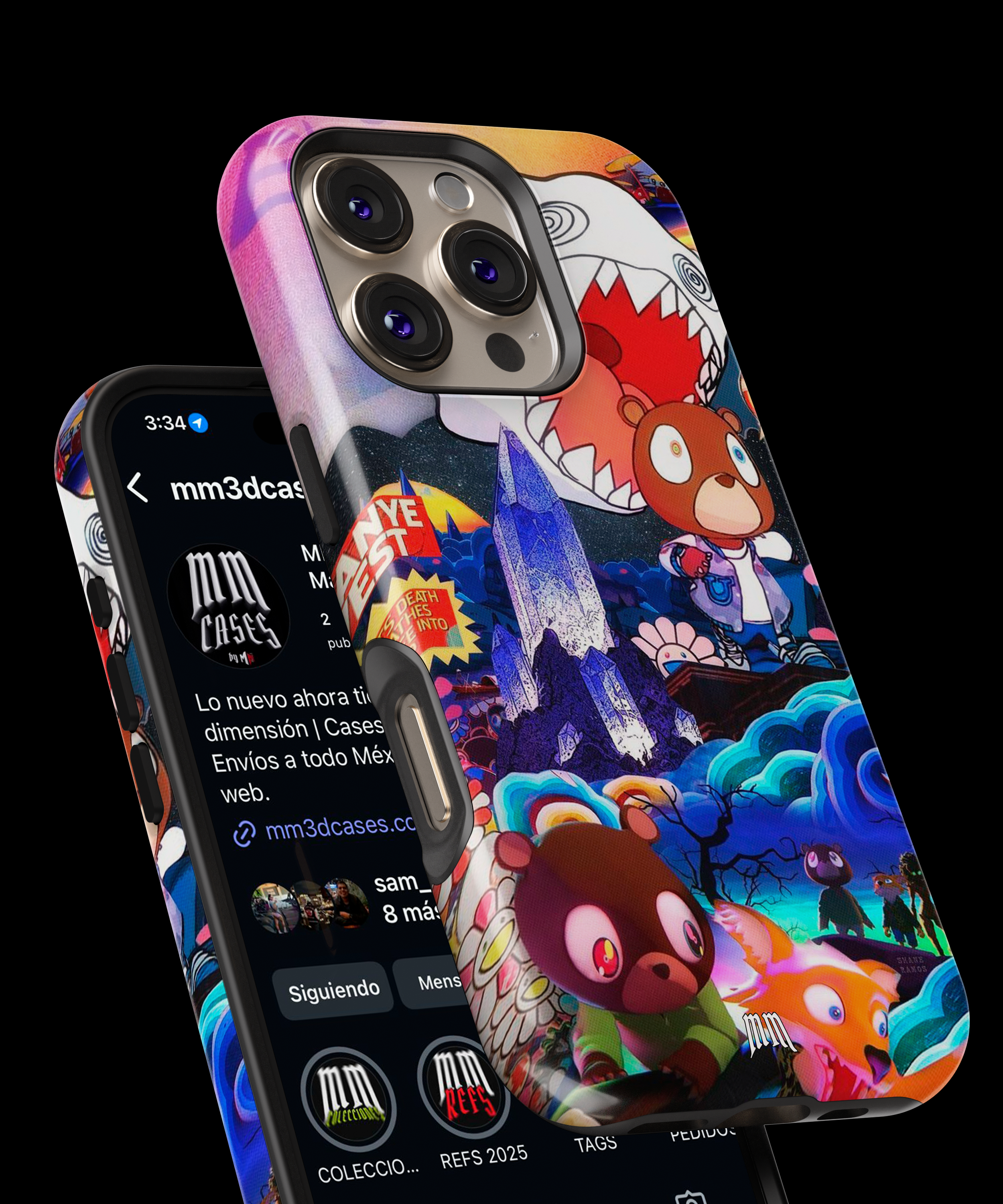 Case Antigolpes 3D para iPhone Kanye Graduation Art