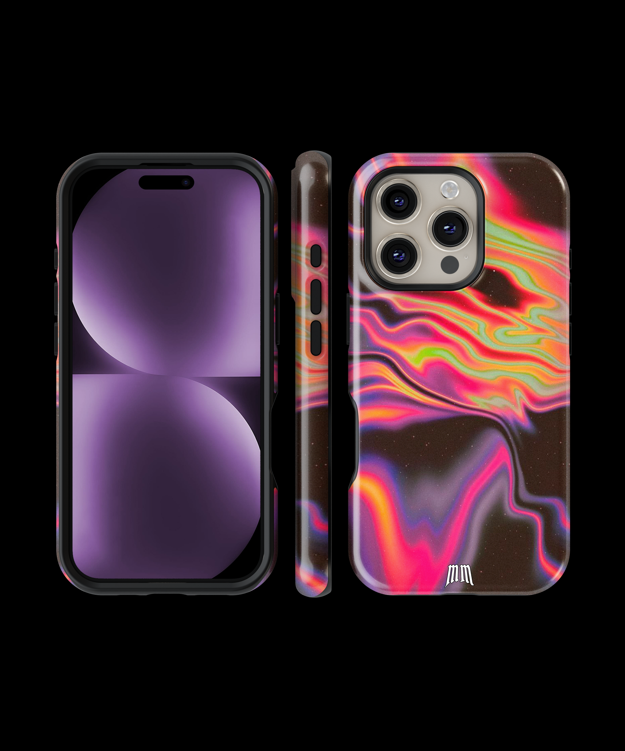 Case Antigolpes 3D para iPhone Luces Aesthetic No.3