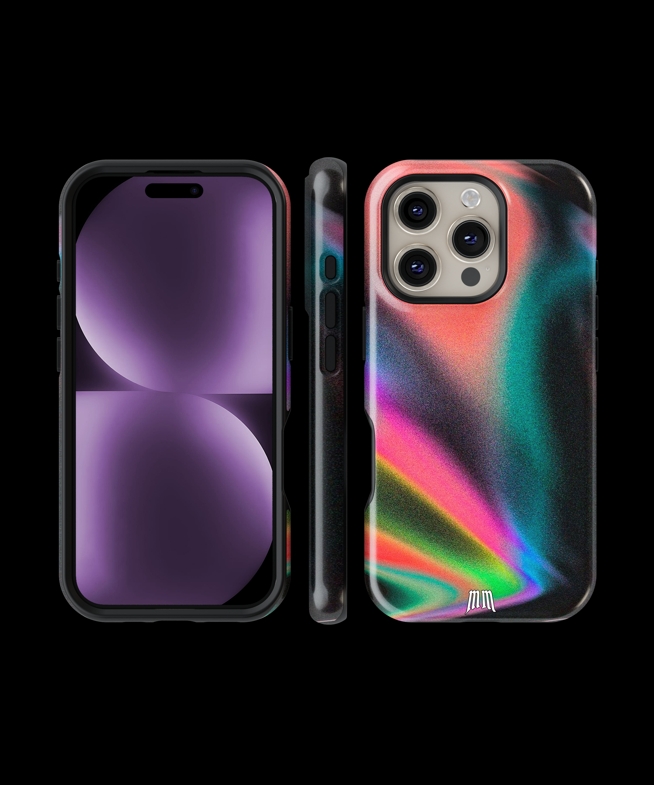 Case Antigolpes 3D para iPhone Luces Aesthetic No.4