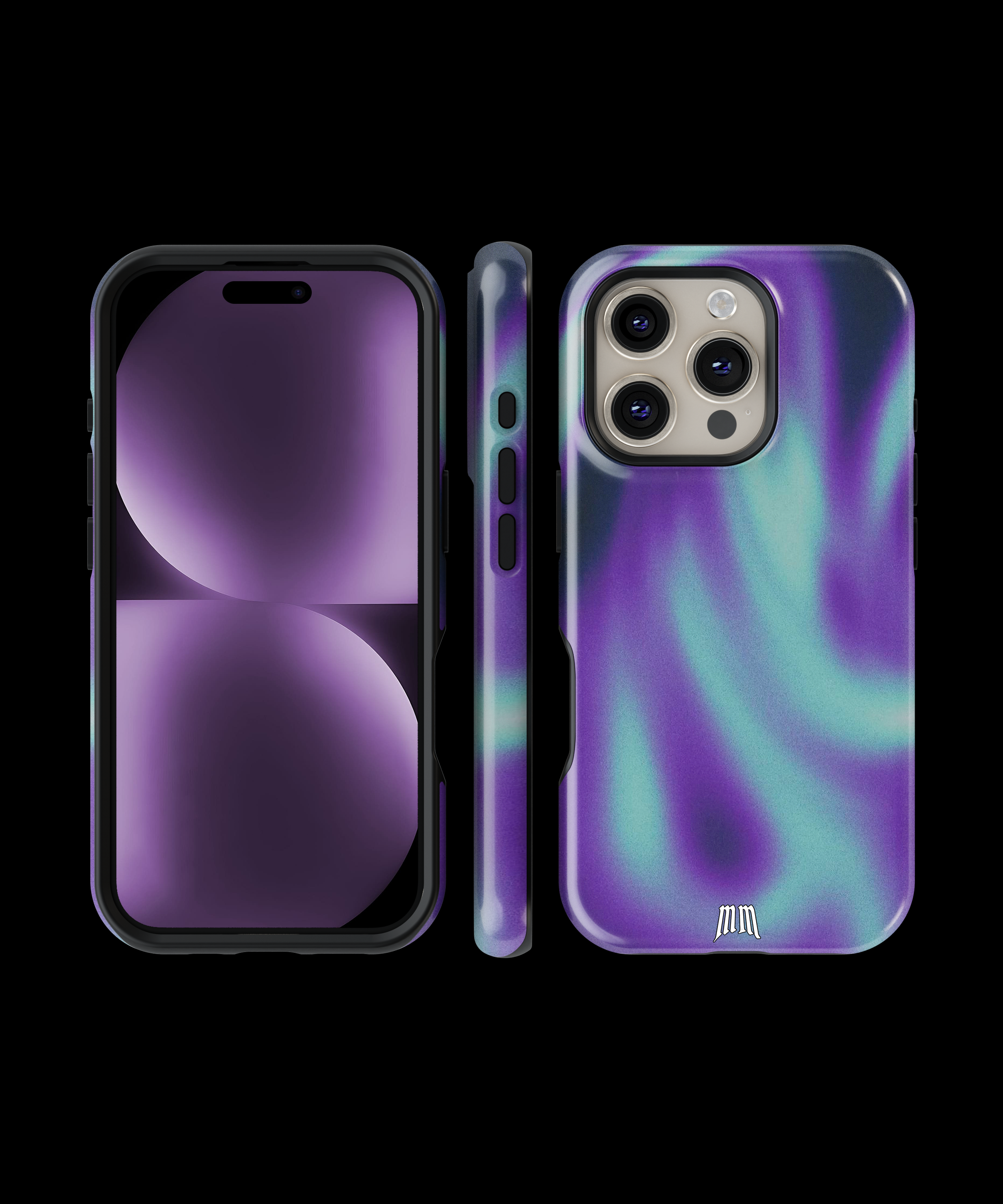 Case Antigolpes 3D para iPhone Luces Aesthetic No.1