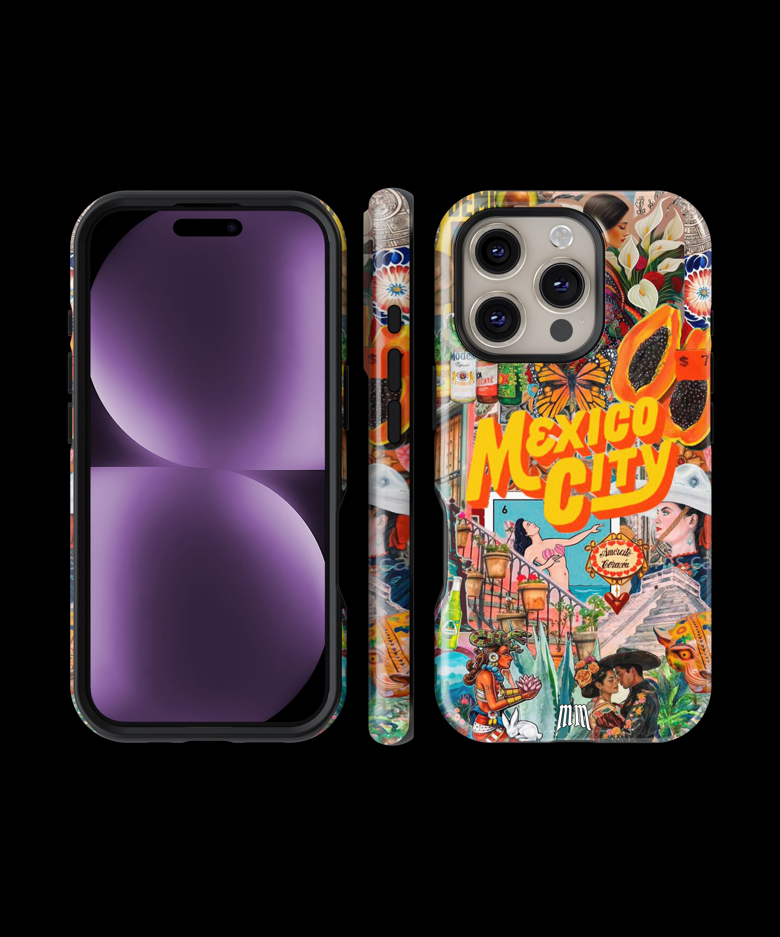 Case Antigolpes 3D para iPhone CDMX Collage