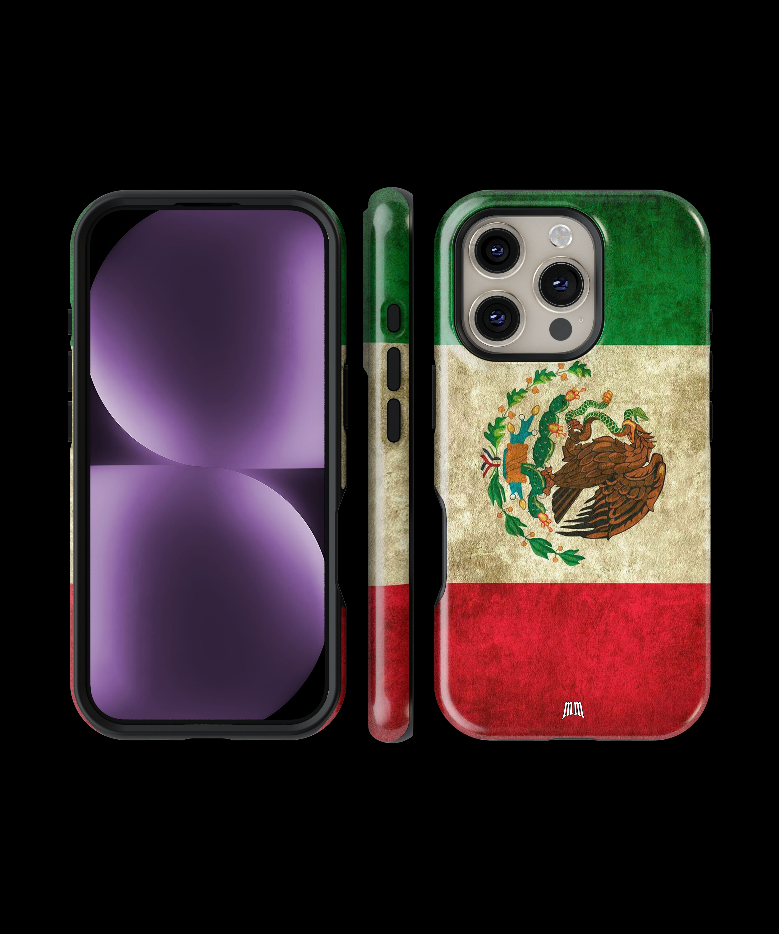 Case Antigolpes 3D para iPhone Bandera México