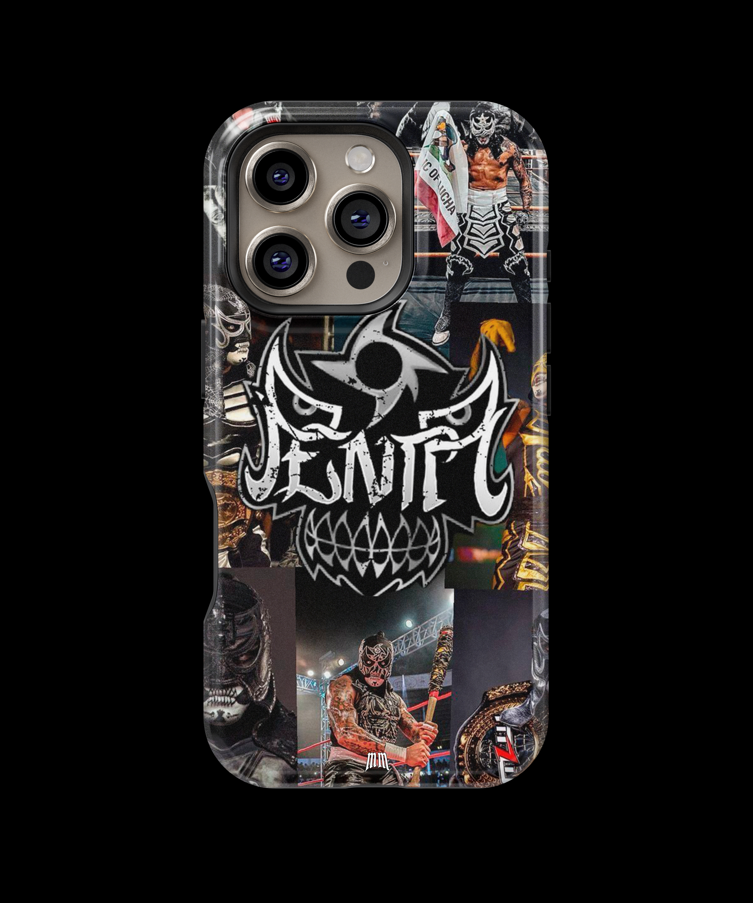 Case Antigolpes 3D para iPhone Penta Zero Miedo Collage No.2