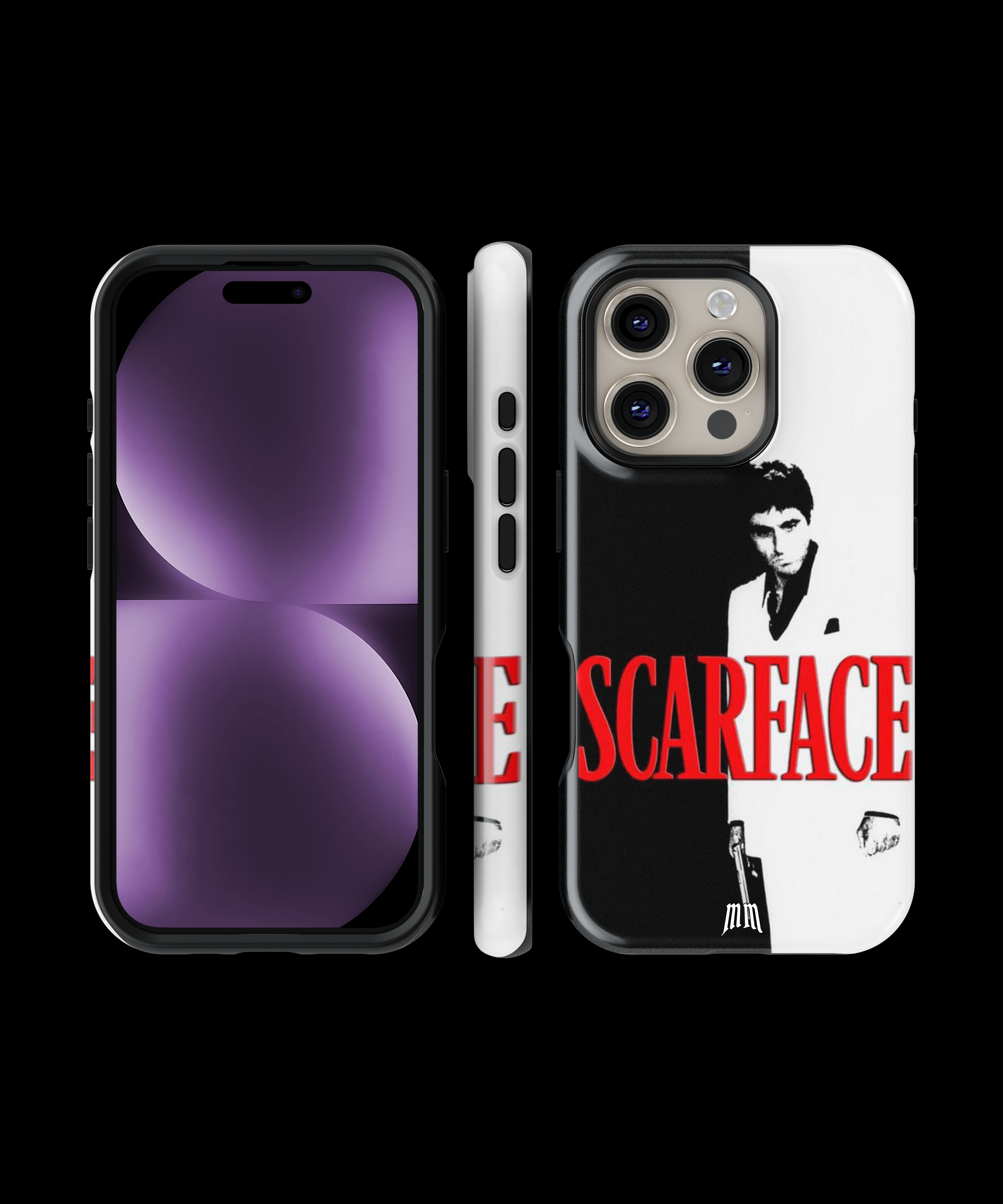 Case Antigolpes 3D para iPhone Tony Montana Poster