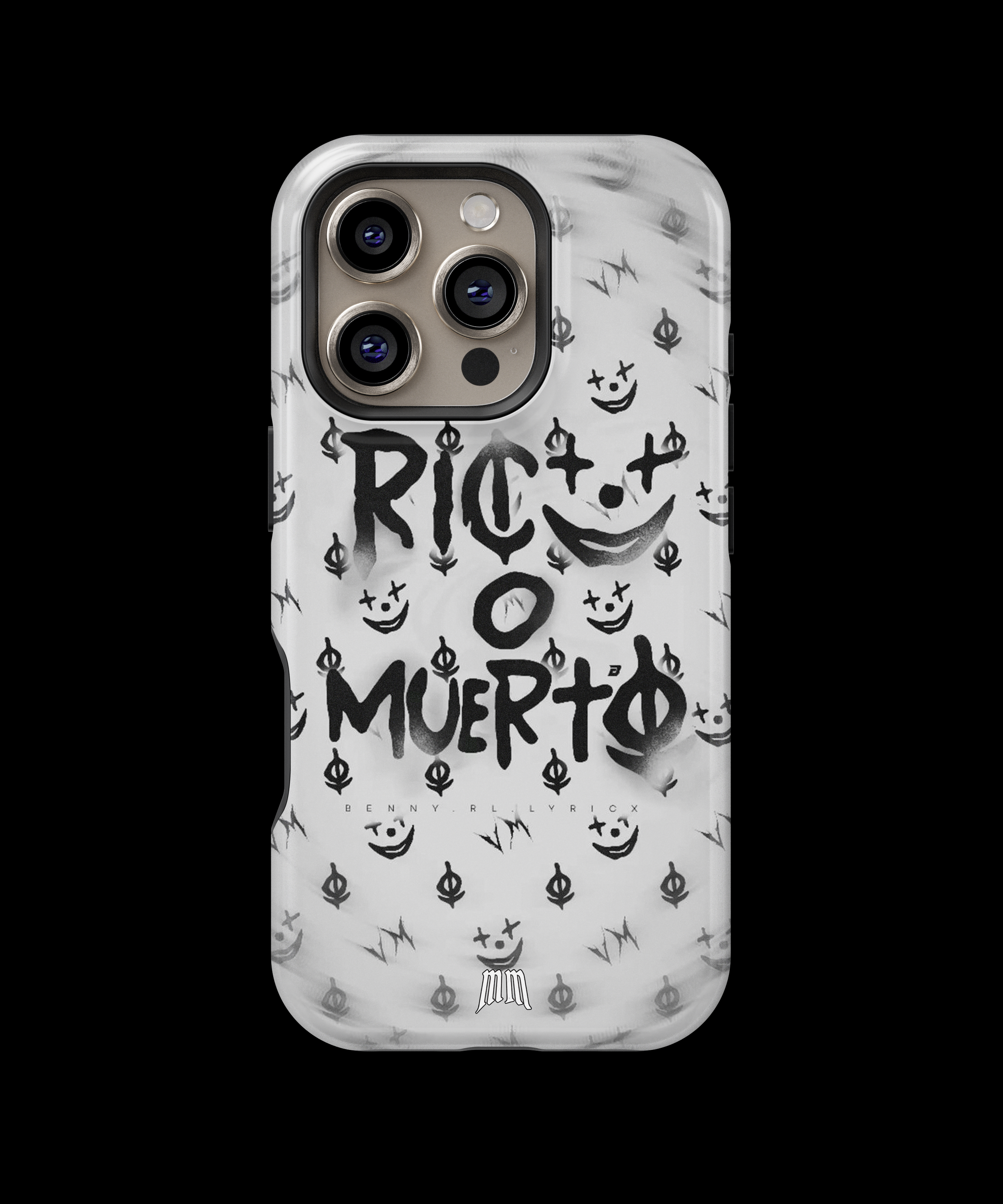Case Antigolpes 3D para iPhone Rico o Muerto No.1
