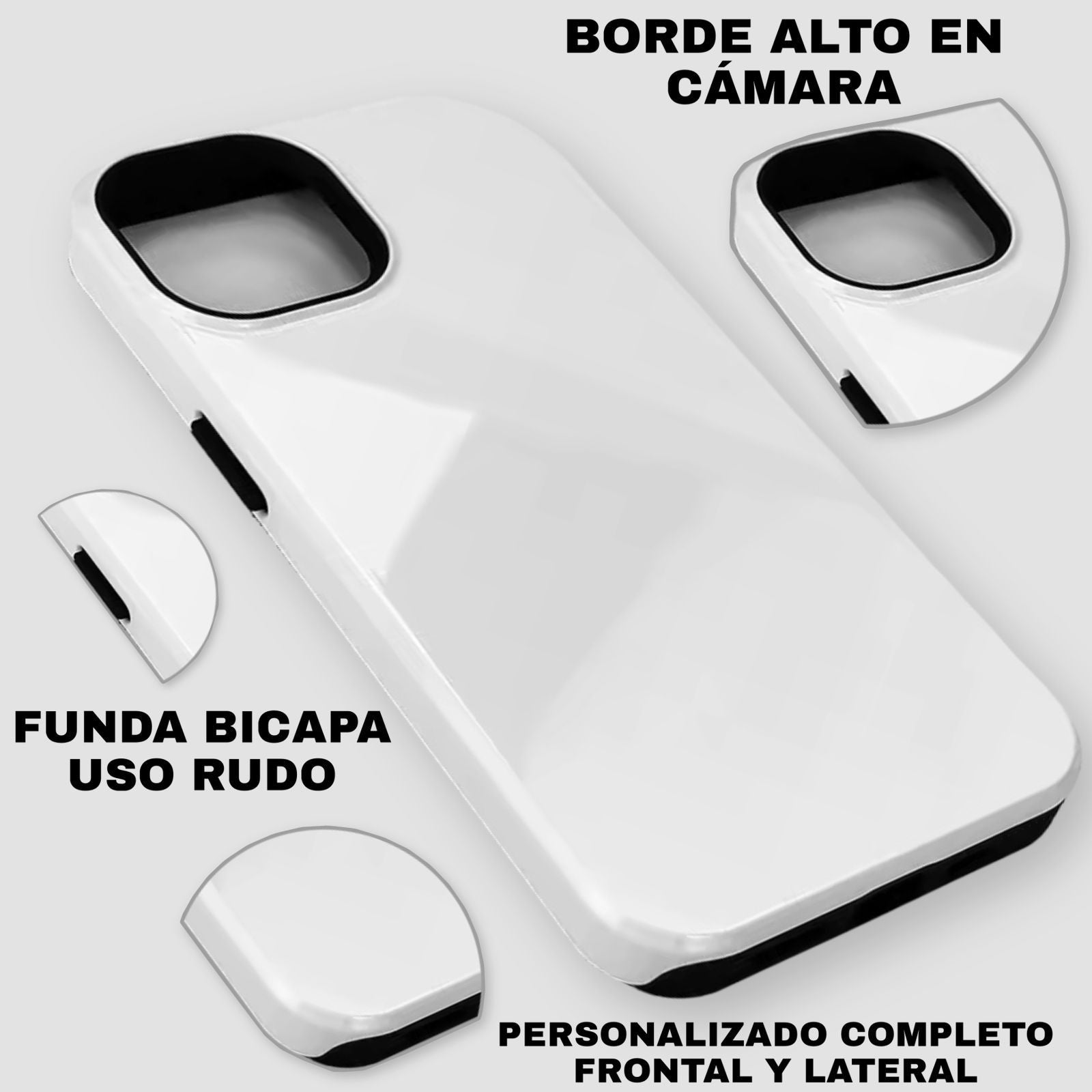 Funda Antigolpes 3D para iPhone Fantastic Four No.1 + Mica 9D