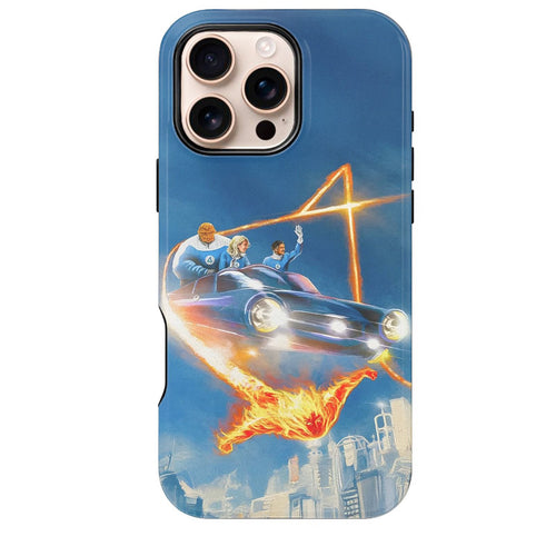Funda Antigolpes 3D para iPhone Fantastic Four No.1 + Mica 9D