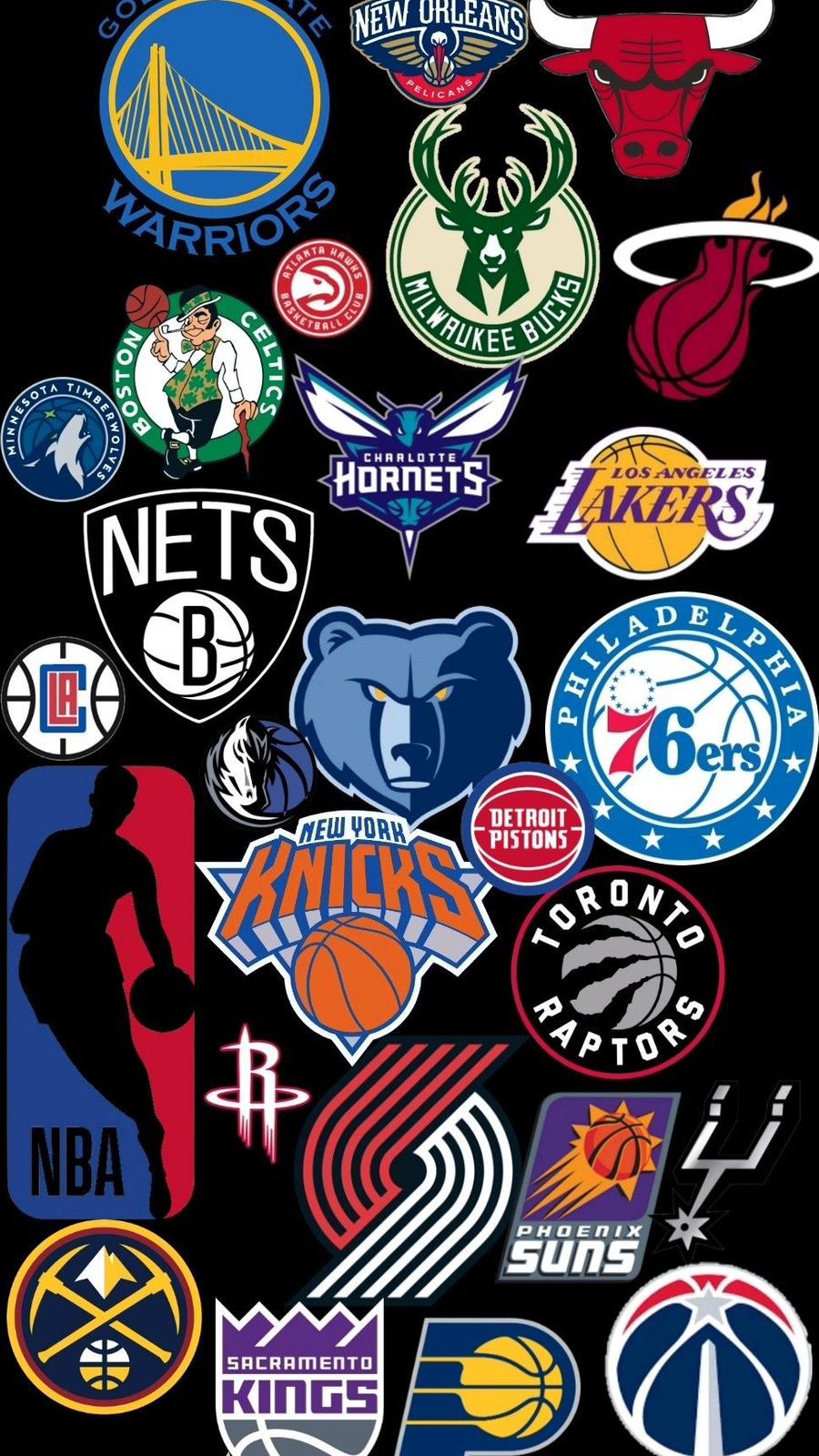 Case Antigolpes 3D para iPhone NBA Equipos Basket No.2